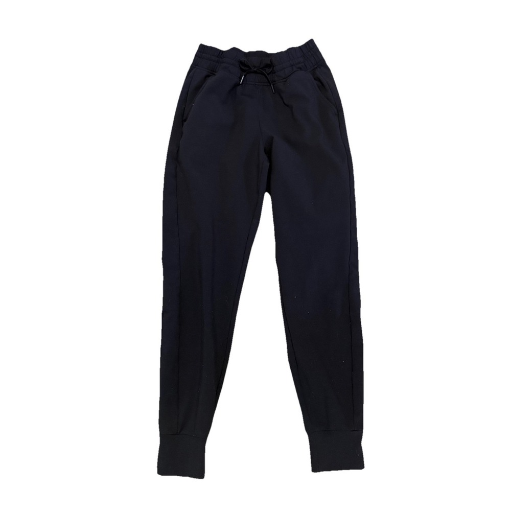 Yogalicious Lux Jogger Pants Women's Small District Active Yoga Black Drawstring